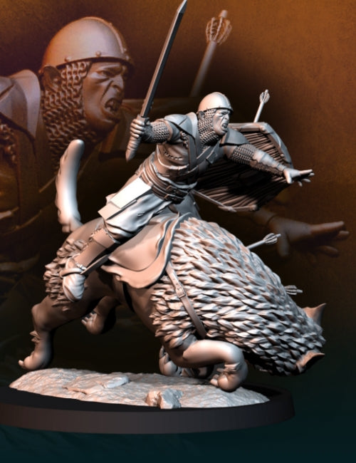 Dying Orc Warg Rider